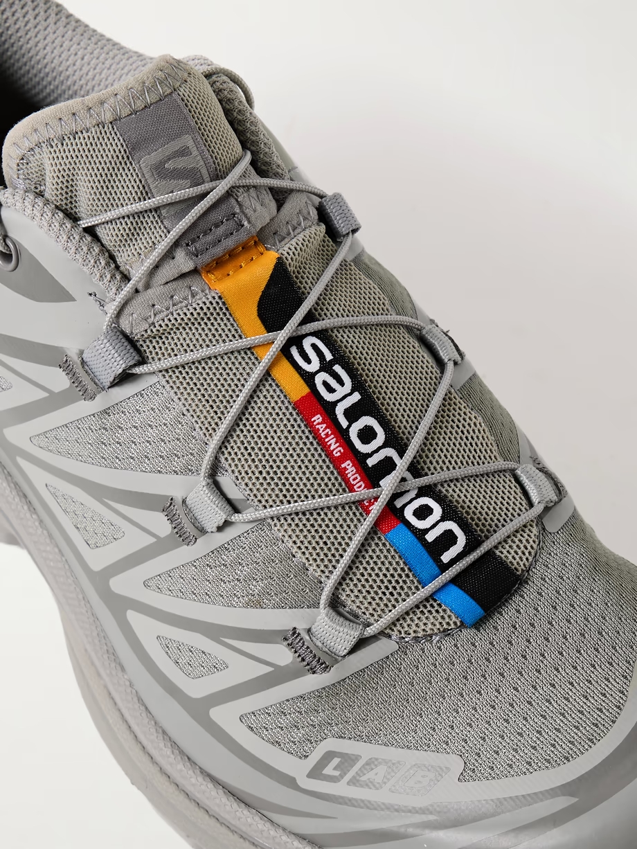 XT-6 rubber-trimmed mesh sneakers XT-6 rubber-trimmed mesh sneakers