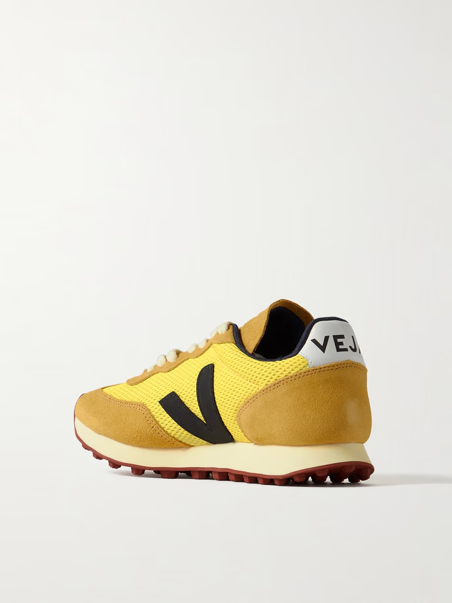 Rio Branco leather-trimmed suede and Alveomesh sneakers Rio Branco leather-trimmed suede and Alveomesh sneakers