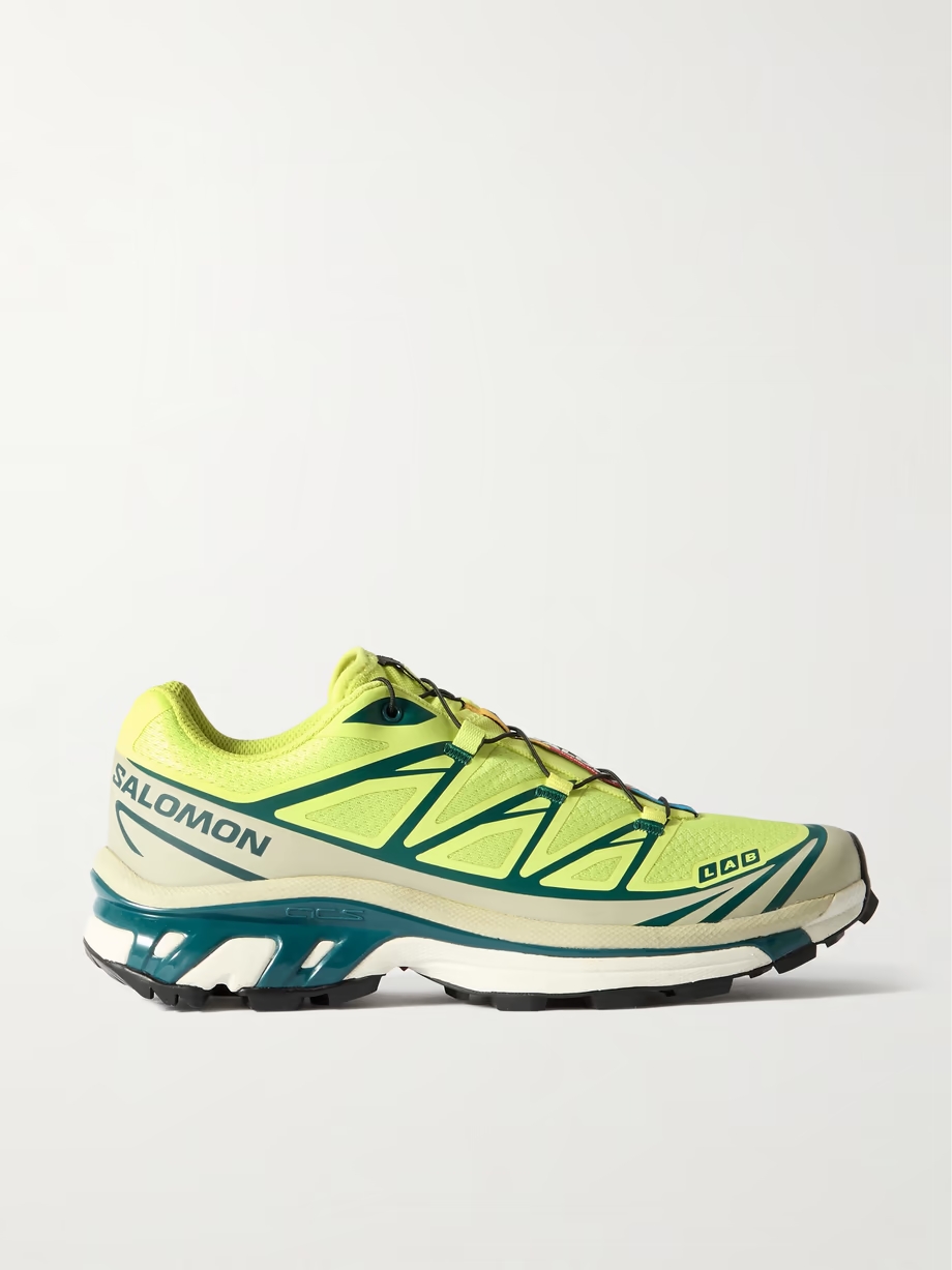 XT-6 rubber-trimmed mesh sneakers XT-6 rubber-trimmed mesh sneakers