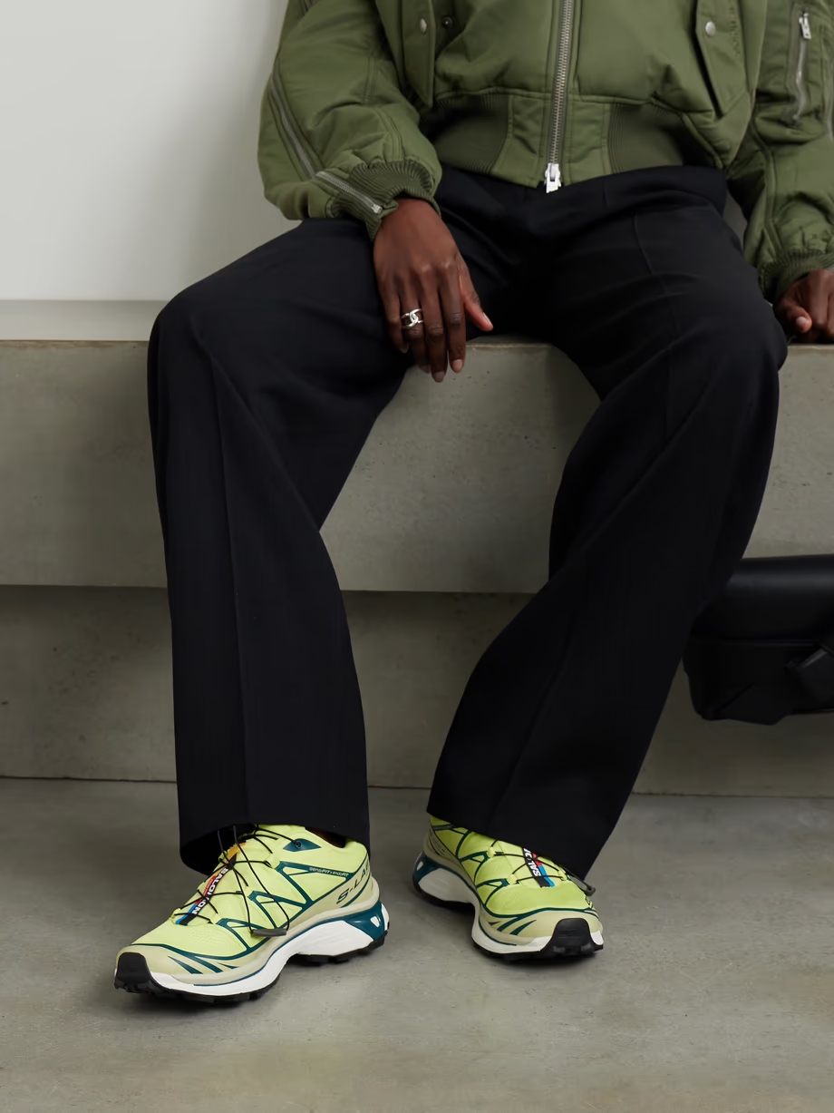 XT-6 rubber-trimmed mesh sneakers XT-6 rubber-trimmed mesh sneakers