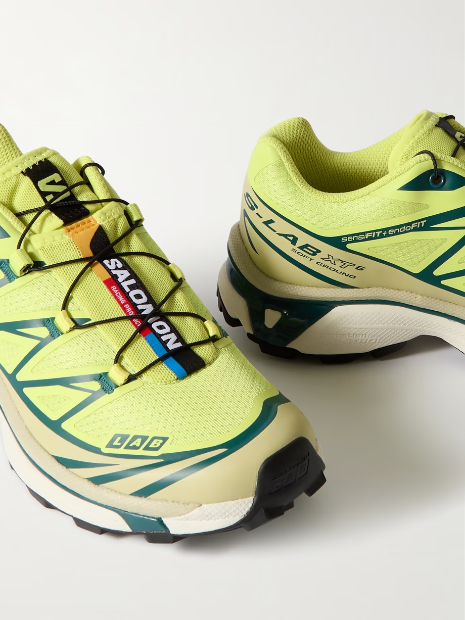 XT-6 rubber-trimmed mesh sneakers XT-6 rubber-trimmed mesh sneakers