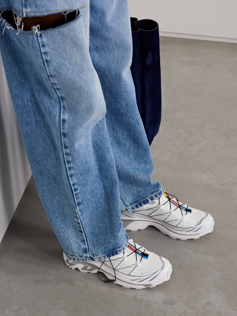 XT-6 GORE-TEX® rubber-trimmed mesh sneakers XT-6 GORE-TEX® rubber-trimmed mesh sneakers