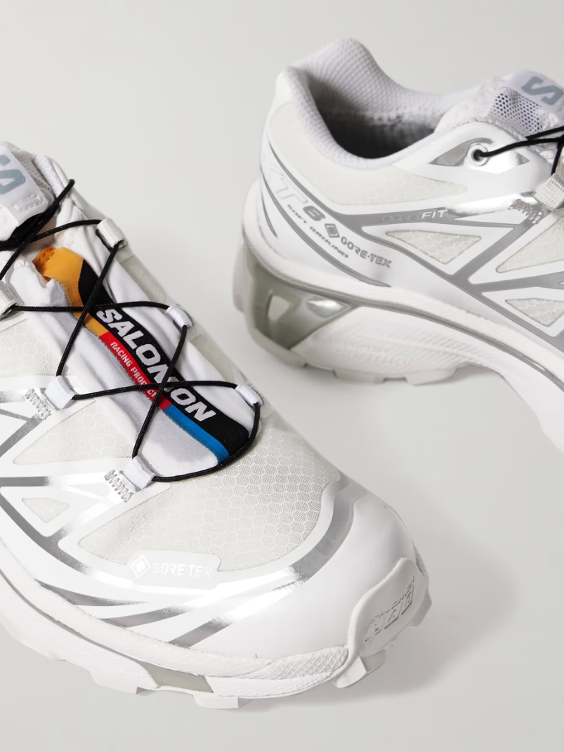 XT-6 GORE-TEX® rubber-trimmed mesh sneakers XT-6 GORE-TEX® rubber-trimmed mesh sneakers