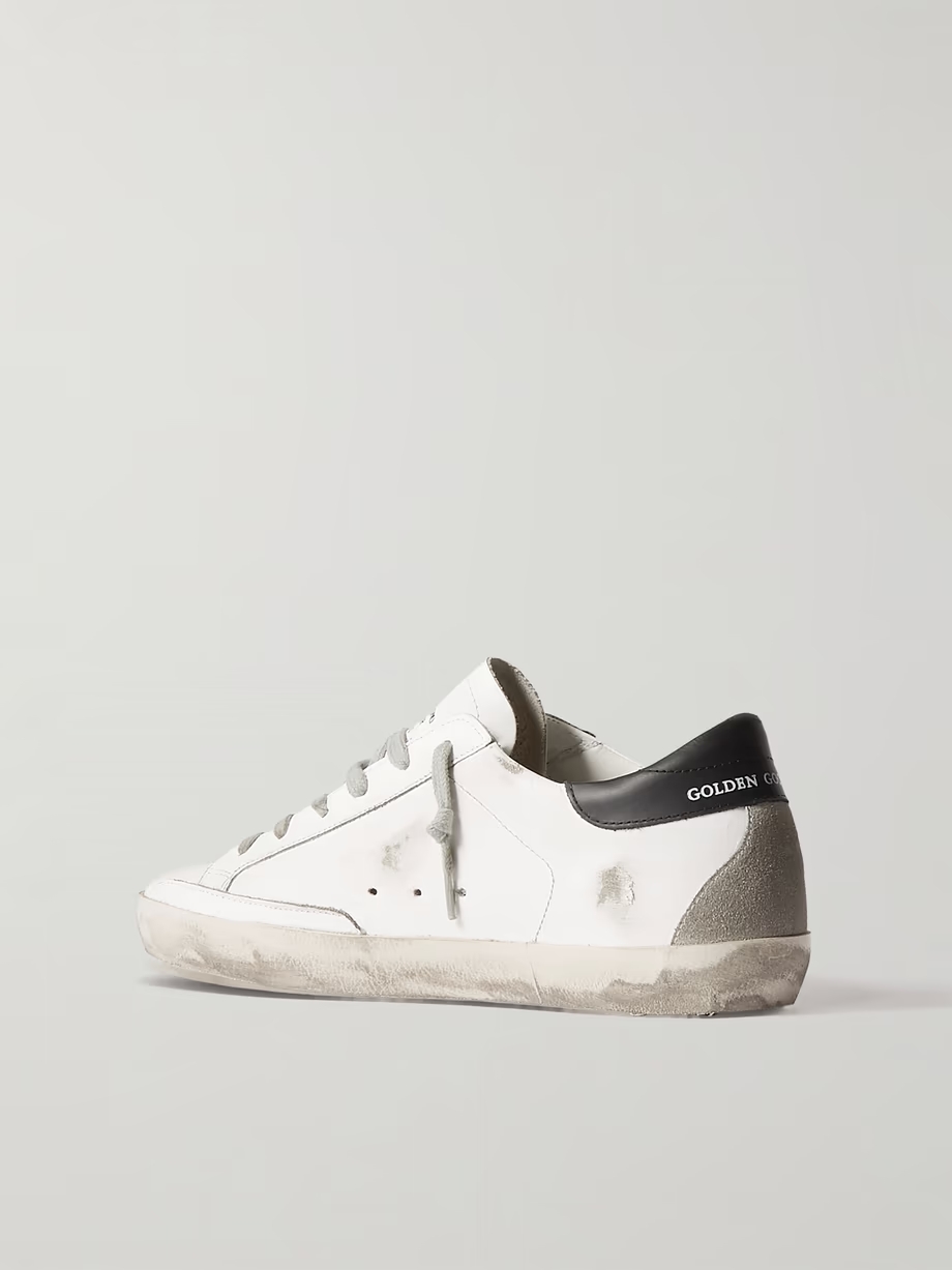 Superstar distressed leather sneakers Superstar distressed leather sneakers