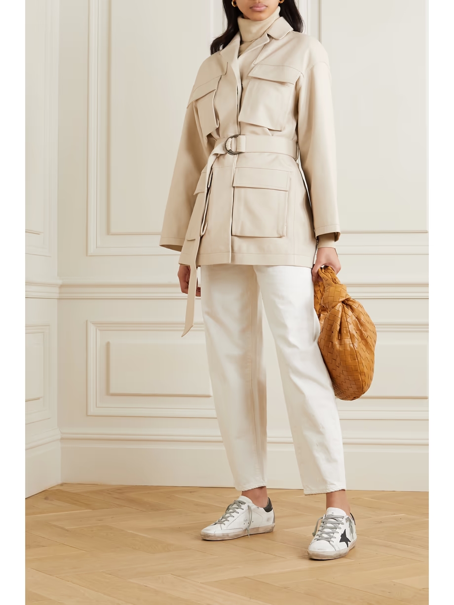 Superstar distressed leather sneakers Superstar distressed leather sneakers