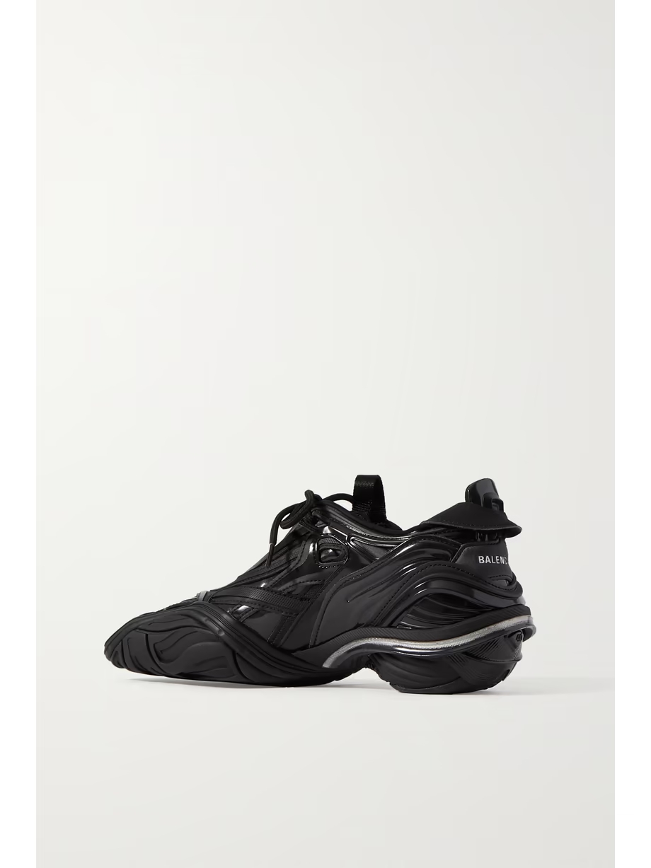 Tyrex logo-print rubber, mesh and faux leather sneakers Tyrex logo-print rubber, mesh and faux leather sneakers