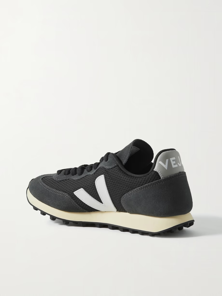 Rio Branco leather-trimmed suede and mesh sneakers Rio Branco leather-trimmed suede and mesh sneakers