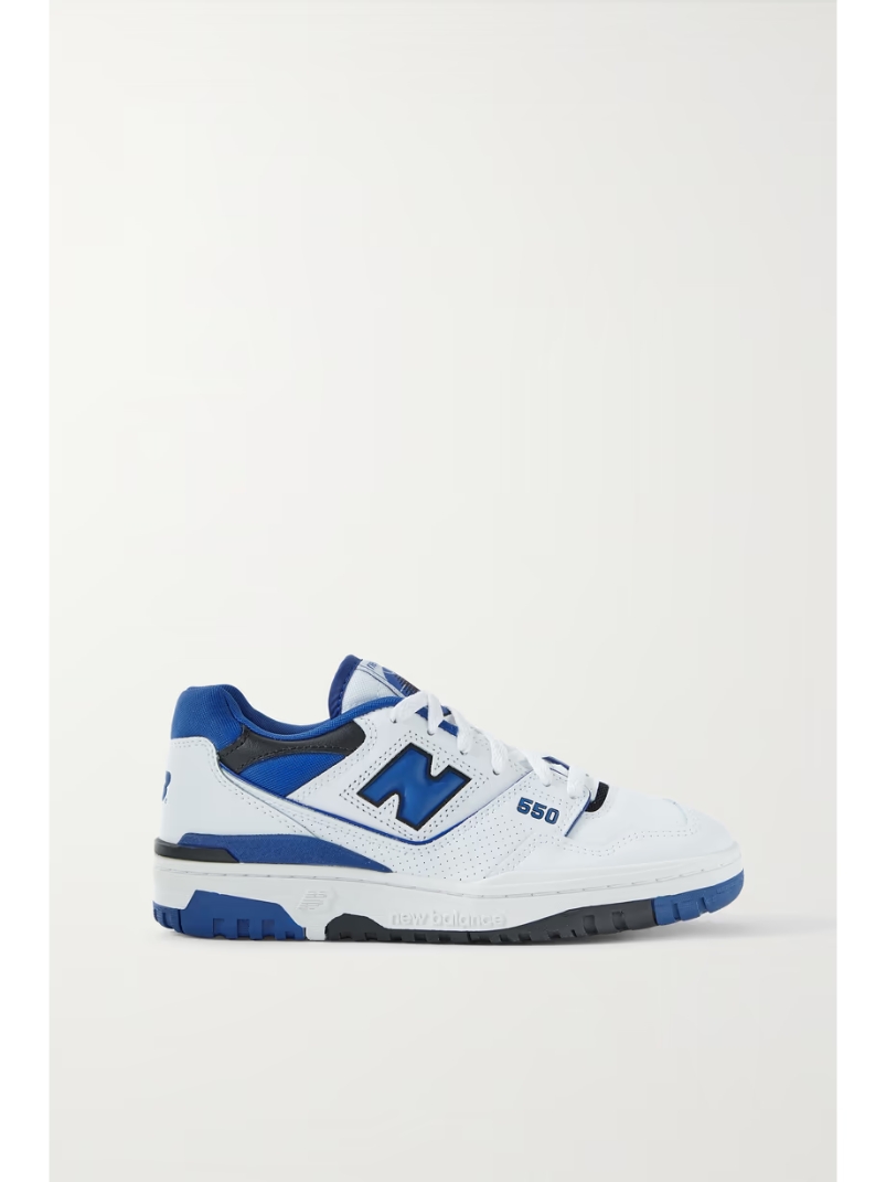 550 rubber and mesh-trimmed leather sneakers 550 rubber and mesh-trimmed leather sneakers