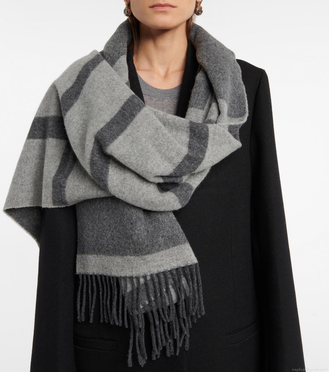 TotemeStriped wool scarf TotemeStriped wool scarf