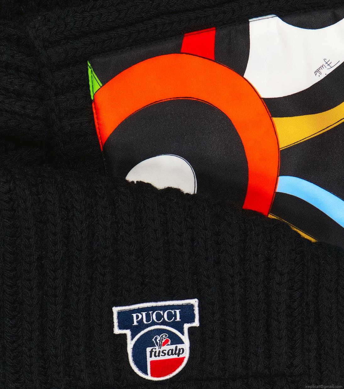 Puccix Fusalp ribbed-knit wool scarf Puccix Fusalp ribbed-knit wool scarf