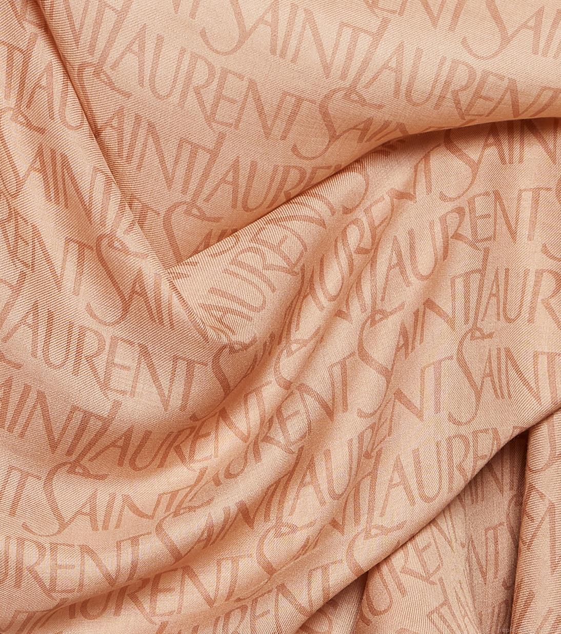 Saint LaurentPrinted modal and cashmere scarf Saint LaurentPrinted modal and cashmere scarf