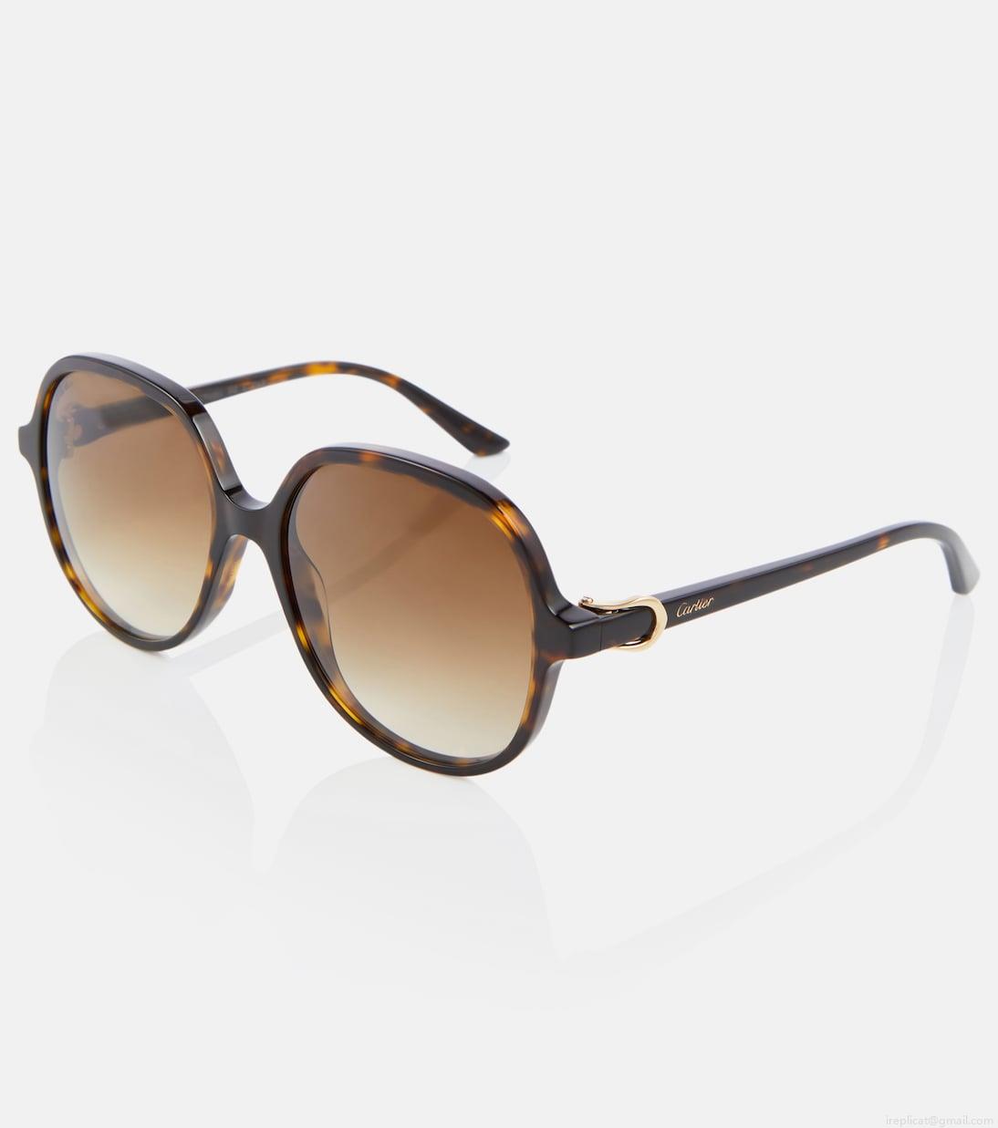 Cartier Eyewear CollectionSignature C de Cartier round sunglasses Cartier Eyewear CollectionSignature C de Cartier round sunglasses