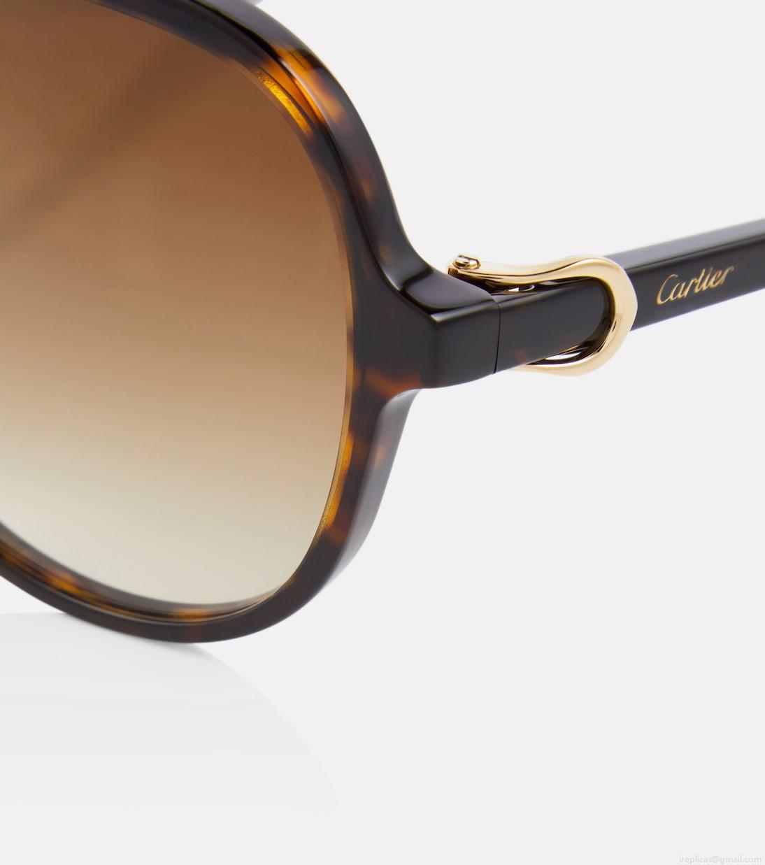 Cartier Eyewear CollectionSignature C de Cartier round sunglasses Cartier Eyewear CollectionSignature C de Cartier round sunglasses